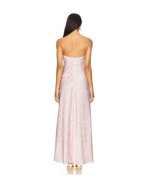 For Love & Lemons White Carla Maxi Dress