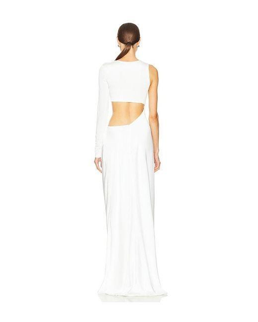 Ceren Ocak White Cut Out Dress