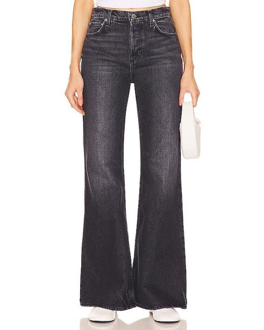 GRLFRND Blue Jeans Jade Low Rise Relaxed Flare