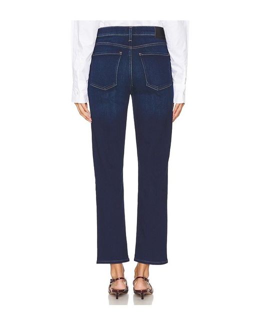 Citizens of Humanity Blue Caia High Rise Straight Jeans