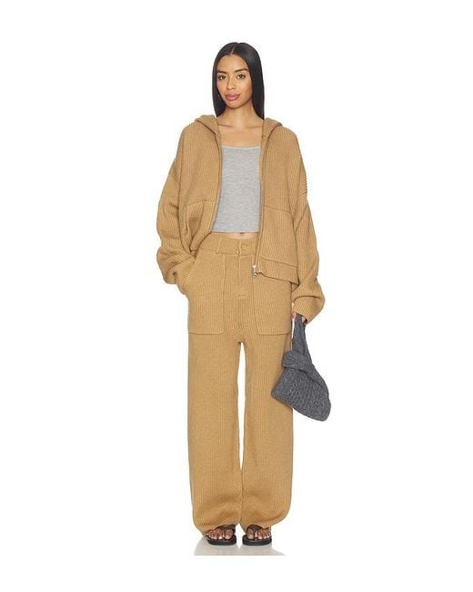 AYA MUSE Natural X Revolve Knit Trouser