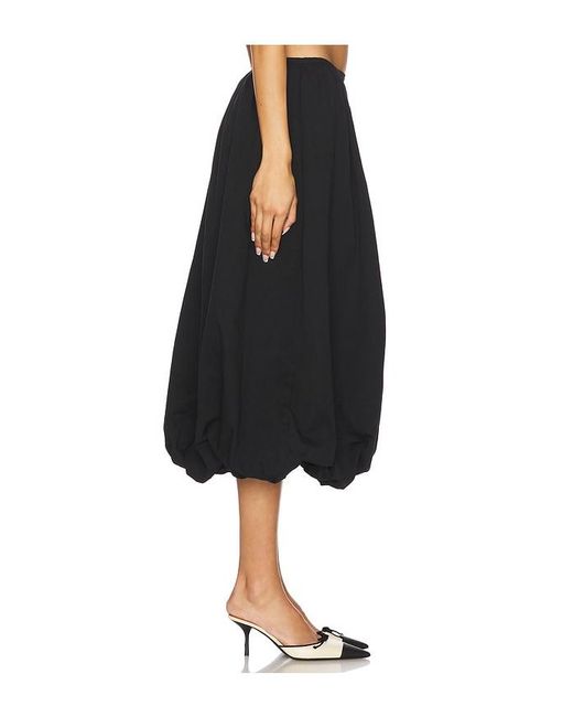 Lioness Black Intuition Bubble Midi Skirt