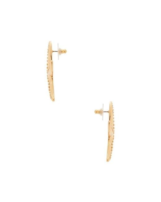 BaubleBar White Statement-Ohrringe Starfish