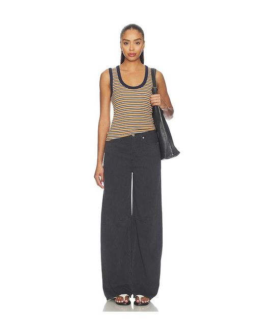 Pistola Black Sydney High Rise Wide Leg Jeans