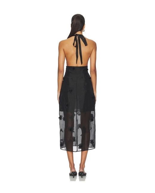 L'academie Black 'Academie Minah Midi Dress