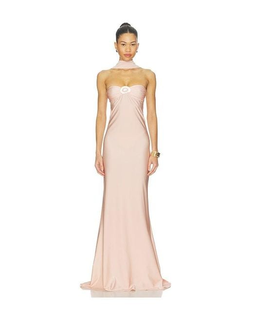 Shani Shemer Natural Rose Maxi Dress
