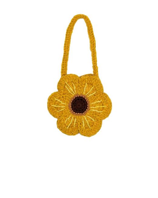 Wild Wawa Yellow Crochet Purse