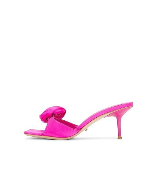 Raye Pink Pantolette Rosette