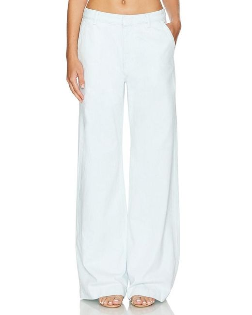 Vince White Washed Wide Leg Trouser
