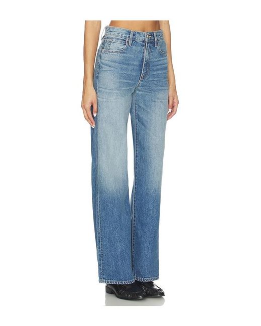SLVRLAKE Denim Blue Grace Wide Leg Jeans
