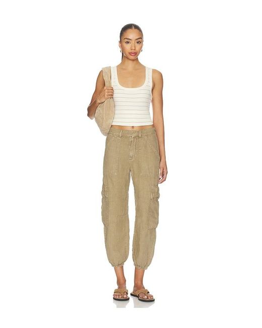 Citizens of Humanity Natural Ciela Balloon Utility Linen Pants