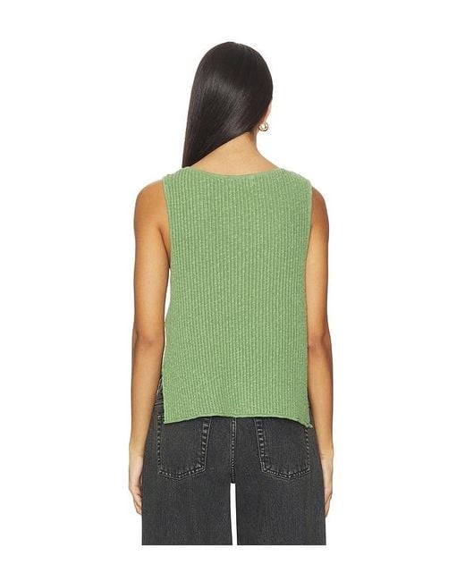 Free People Green X Free-Est Lizzie Sweater Top
