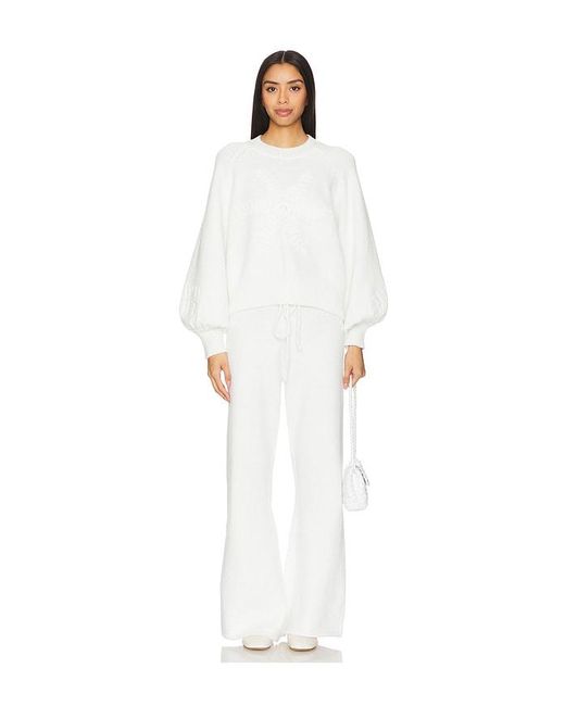 SNDY'S White Strickpullover Maja