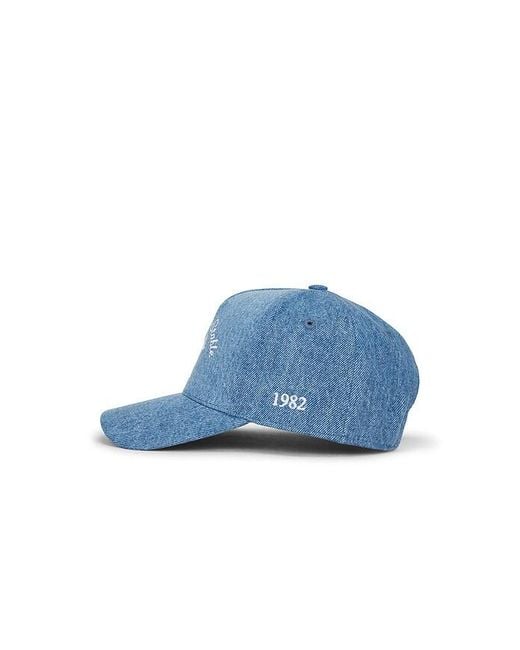 Siegelman Stable Blue Denim Five Panel Hat