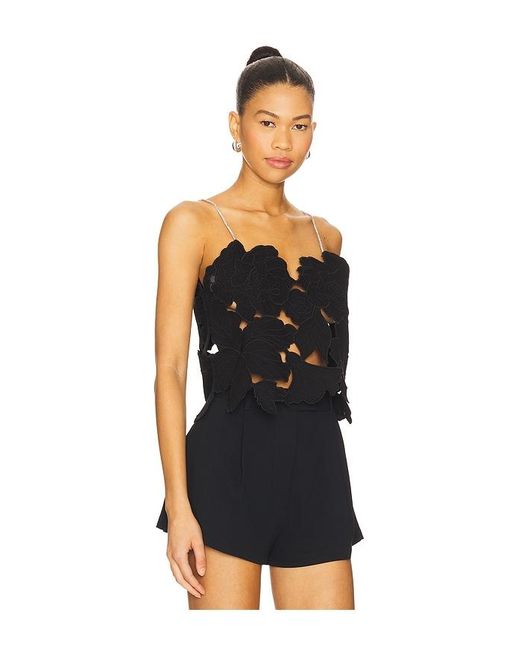 AllSaints Black Flora Top