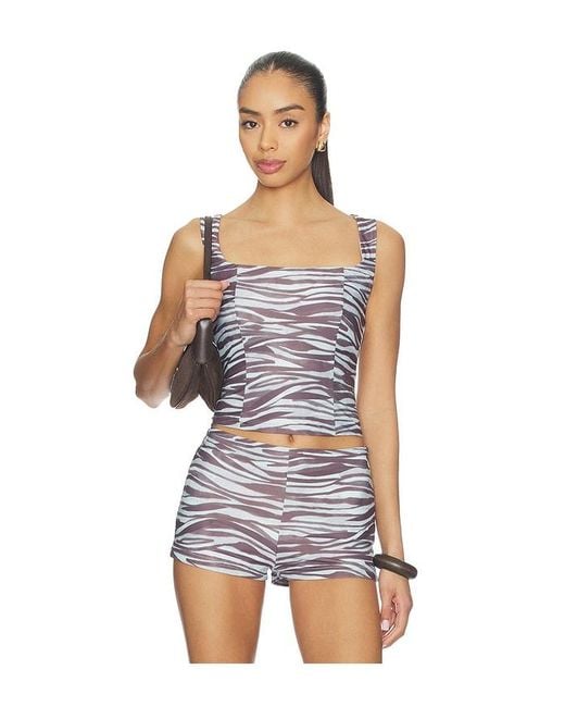BY.DYLN Multicolor Roberta Top