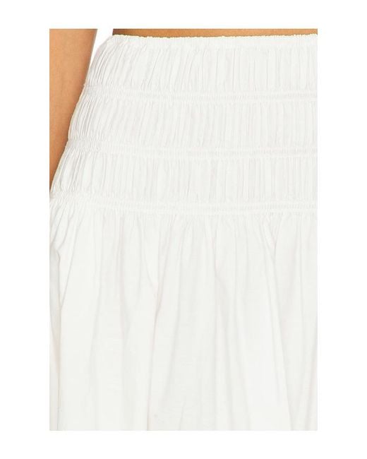 L'academie White 'Academie Lya Midi Skirt