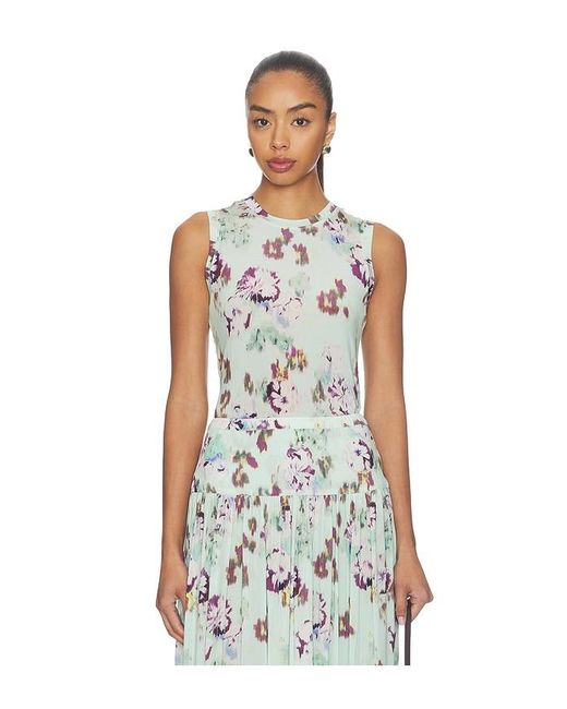 Ulla Johnson White Ines Sleeveless Jersey Top