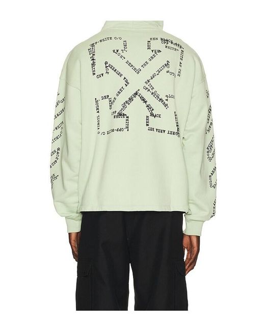 Off-White c/o Virgil Abloh Multicolor Type Arrow Loose Hoodie for men