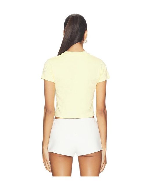 La Porte White Nina Baby Tee