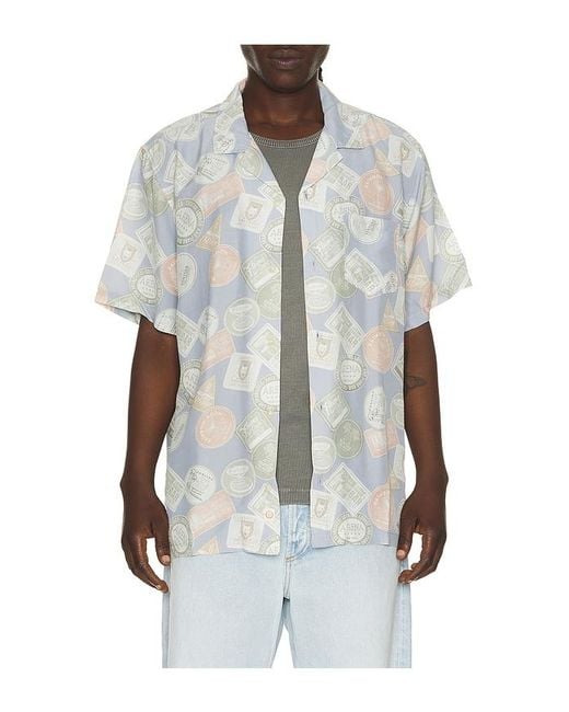 Marine Layer White Cupro Resort Shirt for men