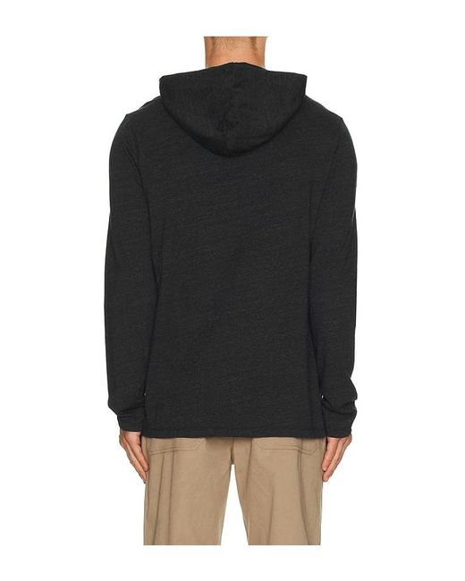 Polo Ralph Lauren Black Long Sleeve Hooded T-Shirt for men