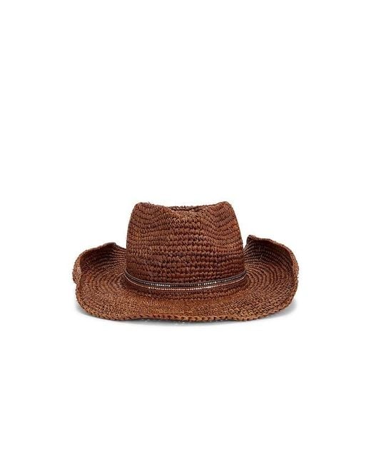 Nikki Beach Brown Ashley Cowboy Hat