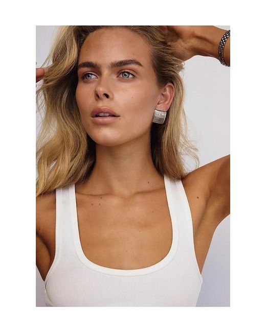 CENDRE White Ohrringe Mara