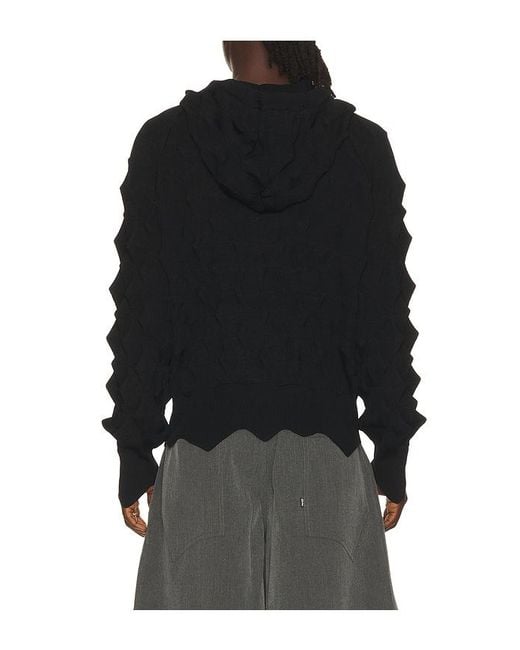 MADFRENZY Spiked Slim Zip Up Hoodie in Black for Men | Lyst UK