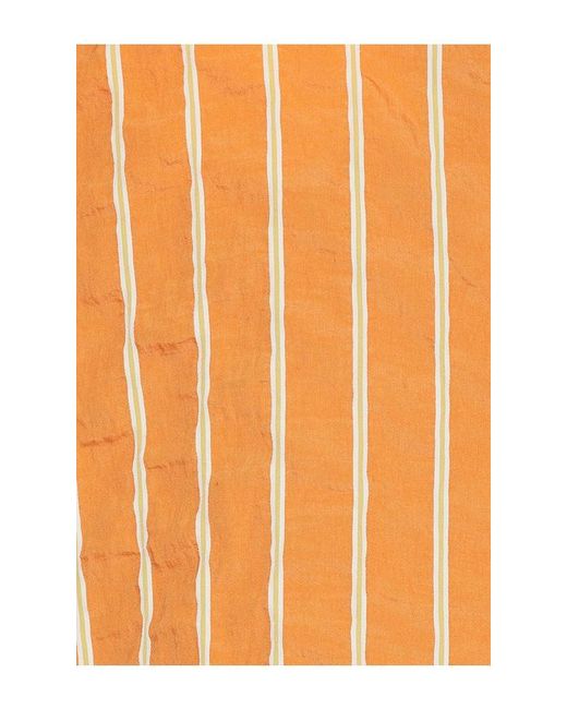 La Ligne Orange Oversized Button Down Shirt