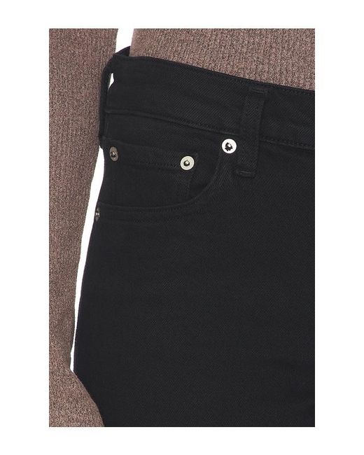 Agolde Black Low Rise Slim Jeans