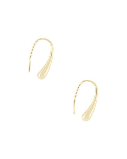 Shashi White Mia French Hook Earring