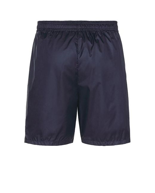 Palmes Blue Middle Shorts for men
