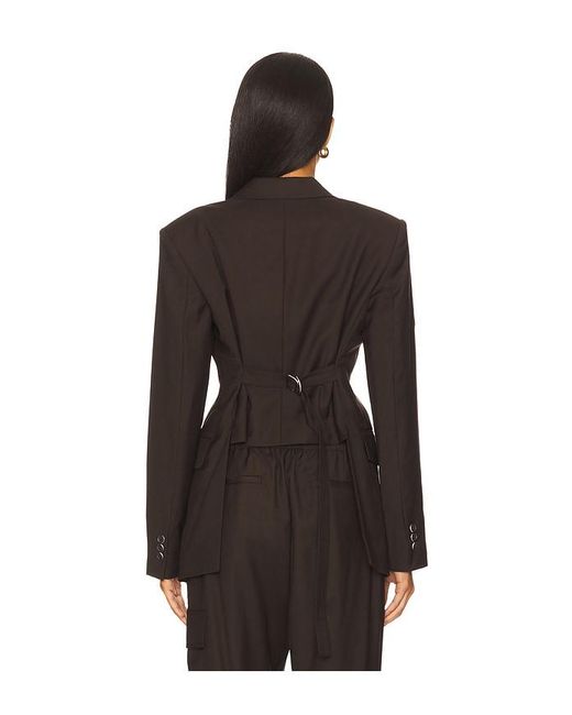 Helmut Lang Black Cut Away Blazer