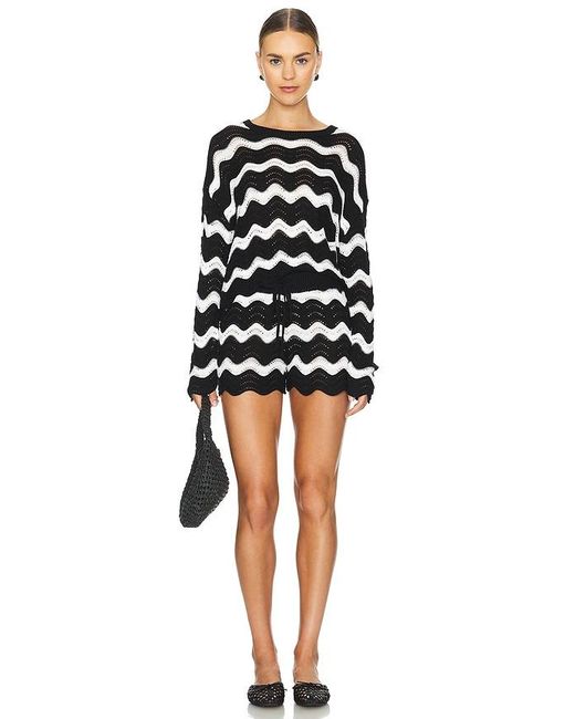 Beach Riot Black Beach Sweater