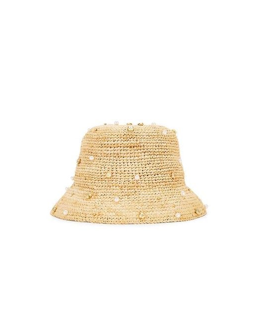 Nikki Beach Natural Pearle Bucket Hat