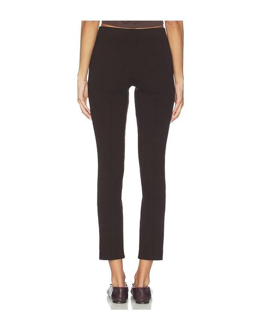 DONNI. Black The Rib Straight Pant