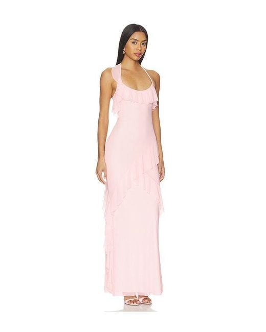 MAJORELLE Pink Liana Gown