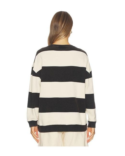 Free People Natural Classic Stripe Crew Wide