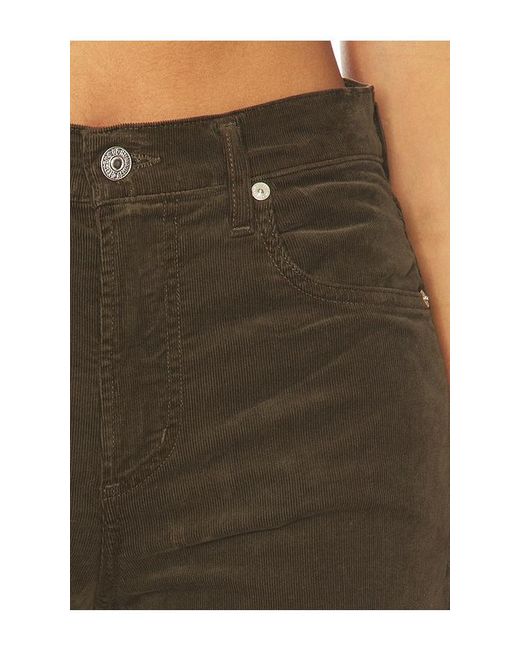 Citizens of Humanity Green Lyra Wide Leg Crop