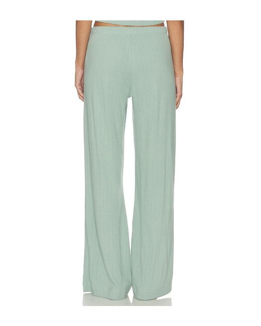 Leset Green Pointelle Boxer Pant
