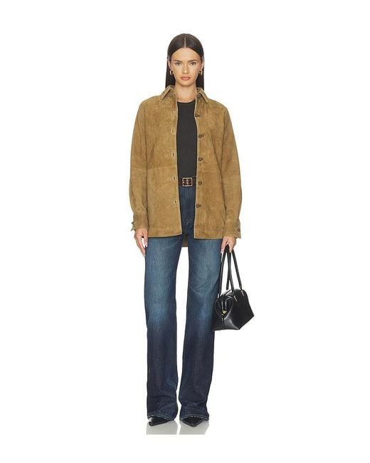 Rohe Natural Suede Pankou Overshirt