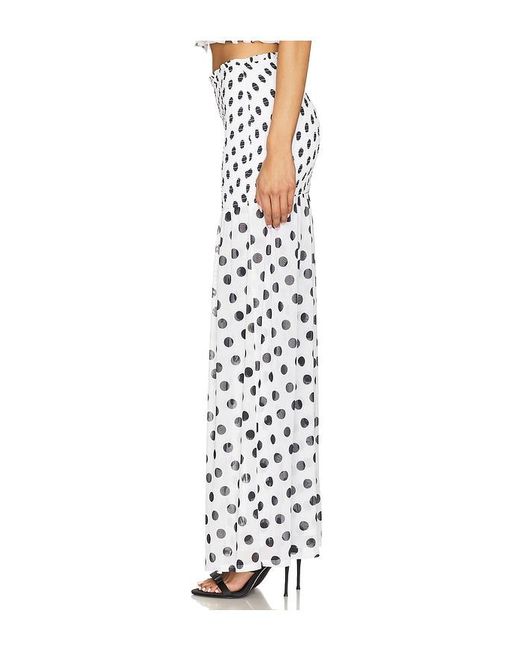 AFRM White Quincy Skirt