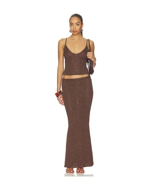 Asta Resort Brown Carolina Camisole