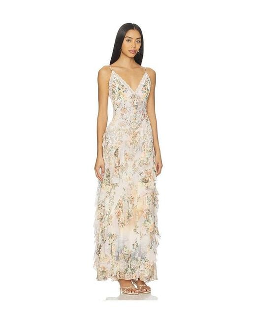 Camilla White Ruffle Slip Dress