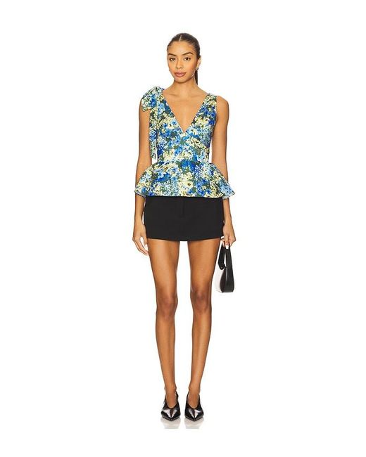 Kika Vargas Blue Ilhan Top