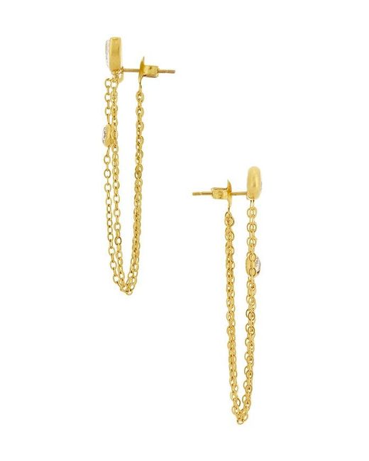 BRACHA White Tate Earrings
