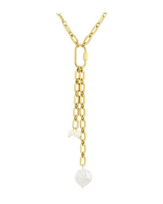 petit moments Metallic Roe Necklace