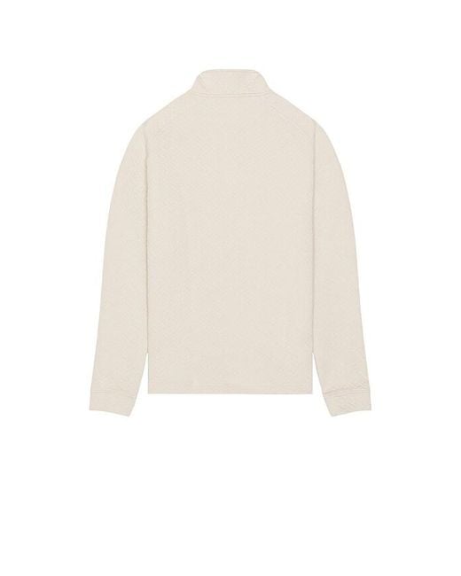 Rhone White Weekend Pullover for men