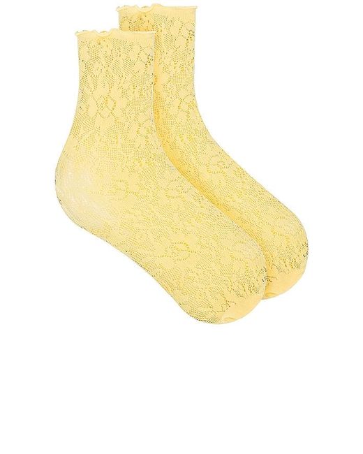Calcetines claire Casa Clara de color Yellow